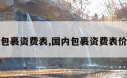 国内包裹资费表,国内包裹资费表价格表